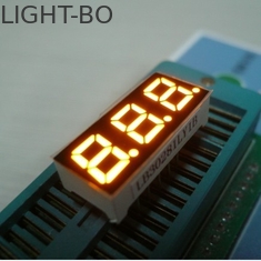 Mini esposizione di LED di tre cifre di 7 segmenti che multiplexa per il giallo dell'indicatore