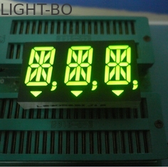 Esposizione di LED alfanumerica verde di segmento dell'a tre cifre 14 per il quadro portastrumenti 14.2mm