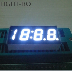 4 esposizioni di LED numeriche luminose bianche di segmento delle cifre 7 per l'indicatore dell'orologio dell'automobile