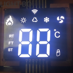 Segmento ultra sottile di bianco 7 dell'esposizione di LED di abitudine SMD per il regolatore del condizionatore d'aria