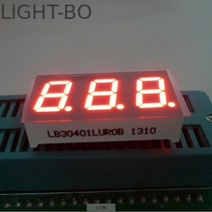0,39&quot; esposizione di LED comune di segmento dell'anodo 7 della cifra di triplo per l'indicatore del pannello di Intrument