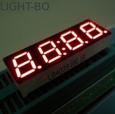 Alta prestazione della stalla di intensità luminosa 4 della cifra sette di segmento LED dell'esposizione a 0,8 pollici dell'orologio