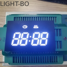 Progetti l'esposizione per il cliente dell'orologio della cifra LED di bianco 4 di basso costo ultra per controllo del temporizzatore del forno