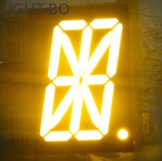 Esposizione di segmento gialla 140mcd della singola cifra LED 16 per gli indicatori digitali della stazione di servizio