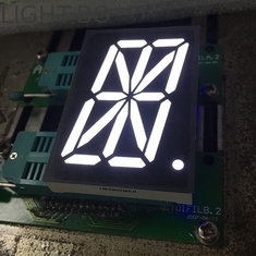 Esposizione di LED di segmento di bianco puro 16 per i prodotti di multimedia degli indicatori di Digital