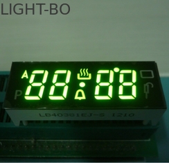 Esposizione di LED numerica del fronte nero, 7 esposizione della cifra di segmento 4 con la temperatura di funzionamento 120C