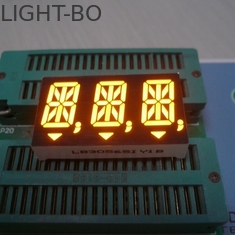 Esposizione di LED eccellente di segmento della cifra 14 dell'ambra 3 a 0,56 pollici per l'indicatore di Digital