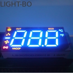 La multi cifra sette del triplo di colore 0.50lnch segmenta l'esposizione di LED per il riscaldamento del tempo di lunga vita comune dell'anodo CC/CA