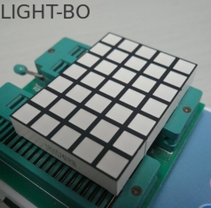 La matrice a punti quadrata ha condotto l'esposizione, esposizione di funzionamento della matrice a punti 5x7 LED