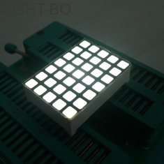 Esposizione di LED programmabile bianca di alta efficienza dell'esposizione di LED della matrice a punti 5x7