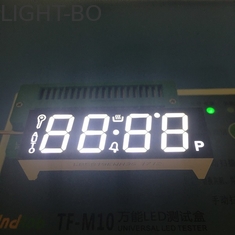 Esposizione di LED di segmento della cifra 7 del fronte nero 4 ultra bianca per il fornello di gas