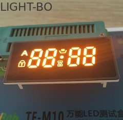 Anodo comune luminoso del display a 7 segmenti della cifra dell'ambra 4 per controllo del temporizzatore del forno