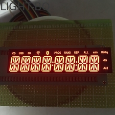 Audio montaggio facile ultra rosso principale alfanumerico di segmento della cifra 14 dell'esposizione 8 di Bluetooth