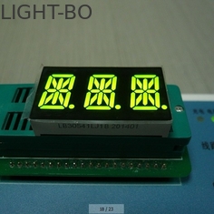 Colore pieno triplo ambrato eccellente dell'esposizione di LED di segmento della cifra 14 a 0,56 pollici per l'indicatore di Digital