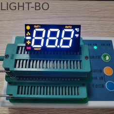 Esposizione di LED di segmento di 90° PIN Bend Ultra Red /White/ Amber Triple Digit 7 per controllo della temperatura