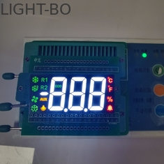 Esposizione di LED ultra bianca/rossa di segmento della cifra 7 di /Yellow /Green 3 per controllo della temperatura