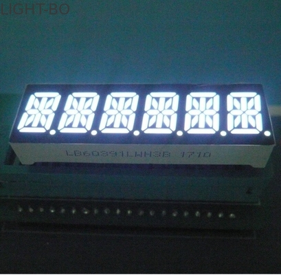 Un buon prezzo. Sei montaggi facili di intensità luminosa dei dadi dell'esposizione di LED di segmento della cifra 14 80-100mcd/ in linea