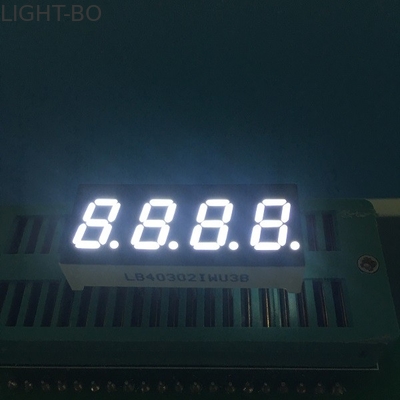 Un buon prezzo. Facile da assemblare bianco a 0,3 pollici dell'esposizione di LED di segmento di alta luminosità 7 in linea