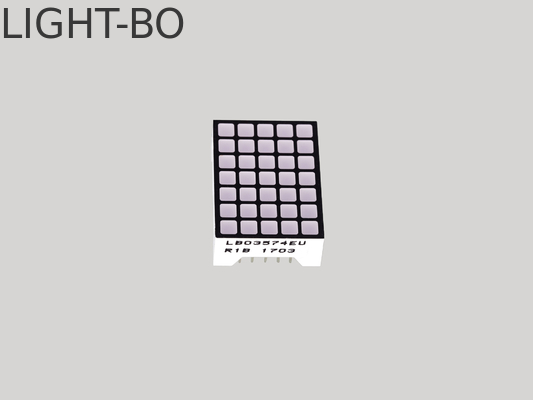 Un buon prezzo. 5*7 Display a LED a matrice di punti Quadrato Display a LED a matrice di punti in linea