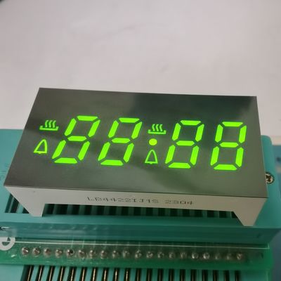 Un buon prezzo. Display LED a anodo giallo-verde a 7 segmenti per il controllo del timer del forno in linea
