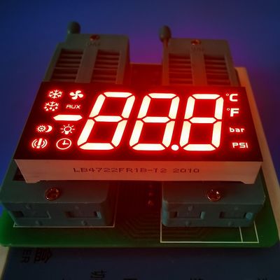 Un buon prezzo. Display a LED a anodo comune a 3 cifre e 7 segmenti a LED rosso brillante per il pannello di controllo della refrigerazione in linea