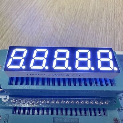 Un buon prezzo. Display a 7 segmenti a LED Ultra Bianco 5 cifre 0.39 pollici Catodo comune per indicatore digitale in linea