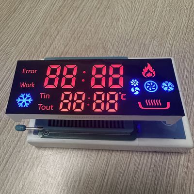 Un buon prezzo. Display a LED a 7 segmenti Ultra Rosso/Azzurro personalizzato per il controller della pentola a gas in linea