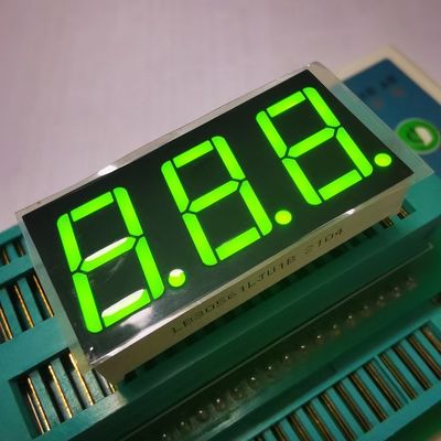 Un buon prezzo. Display a LED a superficie grigia e bianca ultra luminosa 7 segmenti 3 digiti 14,2 mm Catodo comune per controllore di temperatura in linea