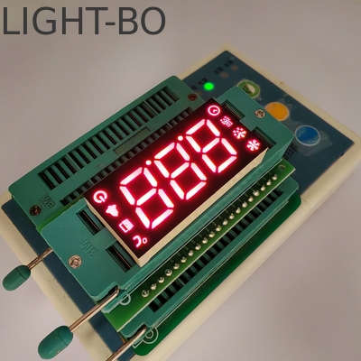 Un buon prezzo. Display LED a 7 segmenti catodo comune a 3 cifre, rosso, per il controller del frigorifero in linea