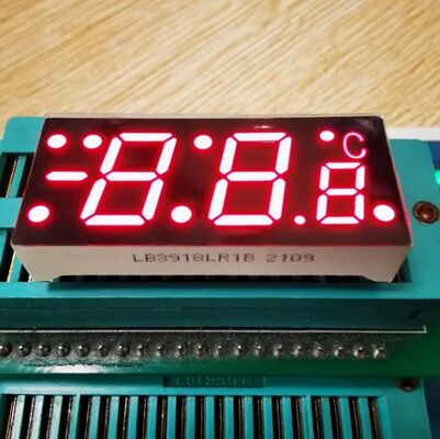 Un buon prezzo. Display LED a 7 segmenti a tripla cifra con catodo comune con segno meno per l'indicatore di temperatura in linea