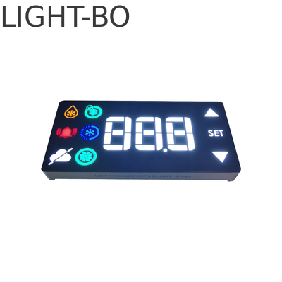 3 altezza comune del bottone 17.7mm di tocco dell'anodo dell'esposizione di LED di segmento della cifra sette