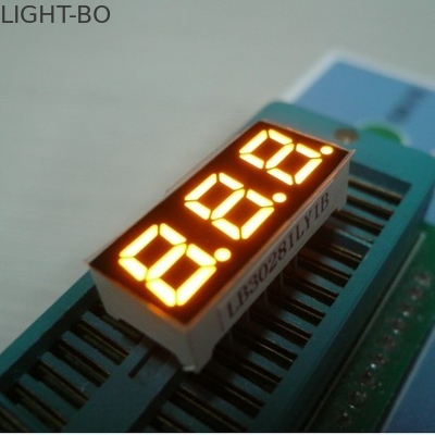 Un buon prezzo. Mini esposizione di LED di tre cifre di 7 segmenti che multiplexa per il giallo dell'indicatore in linea