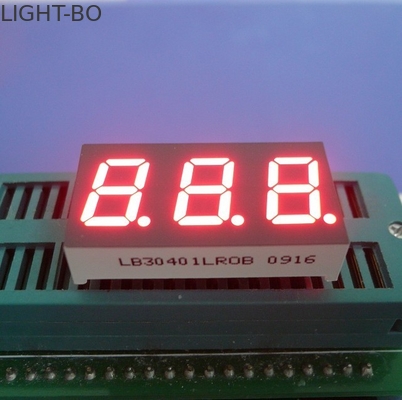 Display a LED a 7 segmenti a catodo comune a tre cifre
