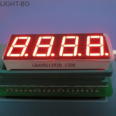 Esposizione di LED eccellente di rosso 7-Segment per la cifra del controllo della temperatura 4 a 0.56 pollici