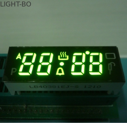 Esposizione di LED numerica del fronte nero, 7 esposizione della cifra di segmento 4 con la temperatura di funzionamento 120C
