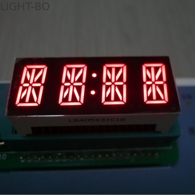 Un buon prezzo. 4 rosso luminoso alfanumerico dell'esposizione di LED di segmento della cifra 7 per il quadro portastrumenti in linea