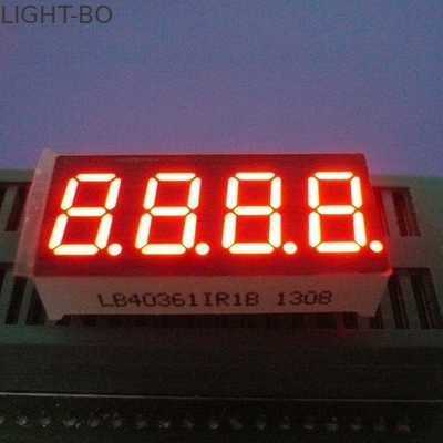 Il segmento luminoso stabile della cifra 7 di rosso 4 della prestazione 0.36lnch Supe ha condotto l'esposizione per l'indicatore di umidità