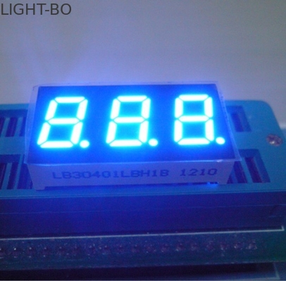 Ultra Bright Blue 7 Segmento numerico LED display 3 cifre Anodo comune