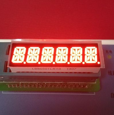 Un buon prezzo. Display LED 6 cifre 10mm 14 segmenti rosso super brillante anodo comune per tassametro in linea