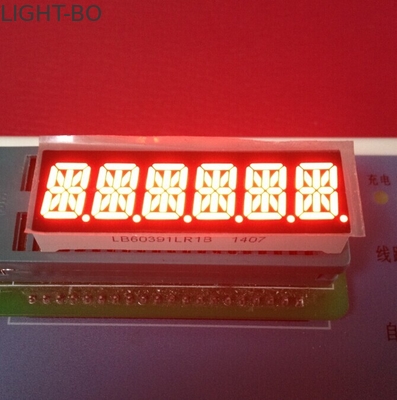 Esposizione principale segmento luminoso eccellente 10mm della cifra 14 di rosso 6 per il tassametro