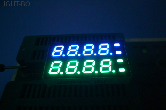 7mm 8 segmento della cifra 7 hanno condotto il colore verde puro ultra bianco dell'OEM dell'esposizione