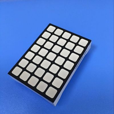 Un buon prezzo. 5 mm quadrato 5X7 Dot Matrix LED Display Row Colonna catodica Anodo Rosso brillante ultra per indicatore del pavimento dell'ascensore con ROHS in linea