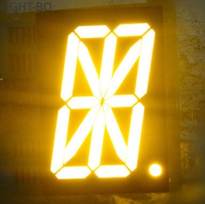 Esposizione di LED bianca pura di 16 segmenti per i prodotti di multimedia degli indicatori di Digital