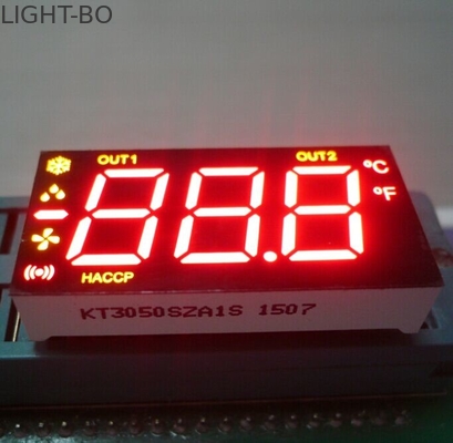Anodo comune a 0,5 pollici giallo/ultra rosso 7 segmento di LED dell'esposizione per controllo del frigorifero