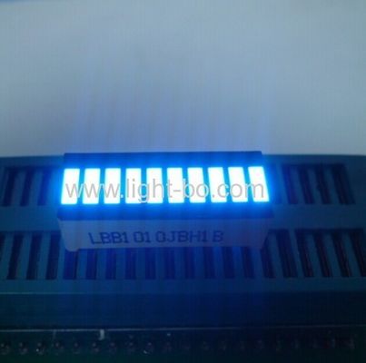 Un buon prezzo. Barra luminosa a LED blu ultra brillante a 10 segmenti con intensità luminosa di 80-100 mcd per indicatori di pannello strumenti in linea