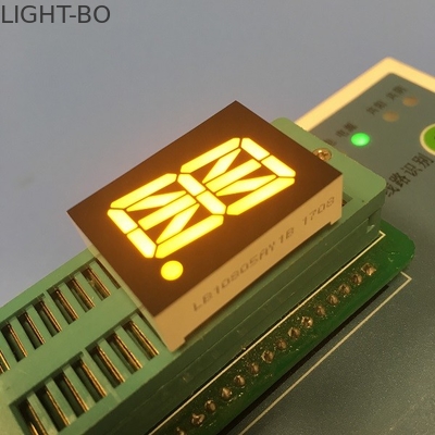 Anodo comune LED a una cifra a 16 segmenti Display a basso consumo energetico