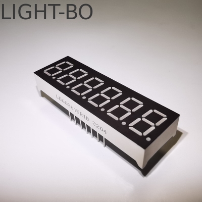 13Display a LED a 14 cifre da.8 mm con involucro di plastica rosso brillante