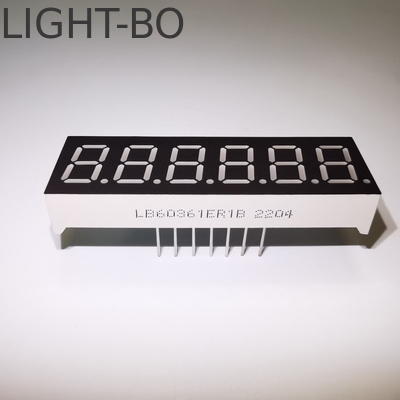 Corpo di plastica Display a LED a 14 segmenti rosso brillante con altezza di carattere di 14,2 mm