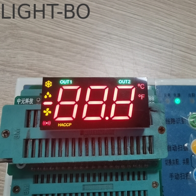 Multicolore Custom 3digit 7segment Led Display Comune Catodo Single Row Pin