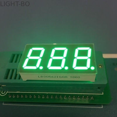 Un buon prezzo. Esposizione di LED pura di segmento della cifra sette di verde 3 0,56